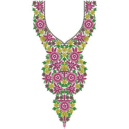 10116 Dress Embroidery Design