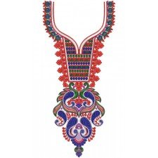 10228 Dress Embroidery Design