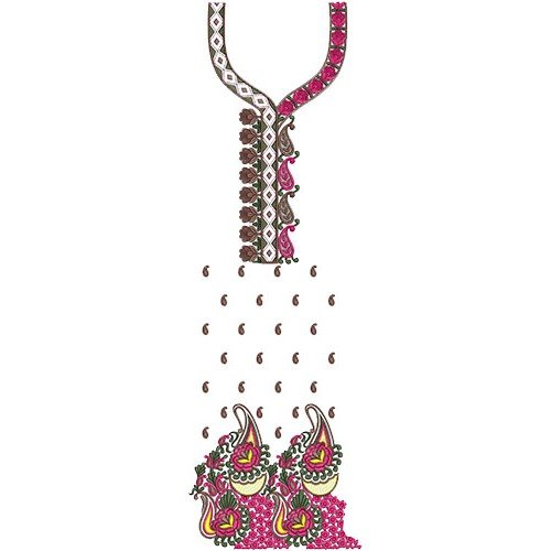 10233 Dress Embroidery Design