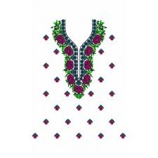10353 Dress Embroidery Design