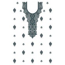 10490 Dress Embroidery Design