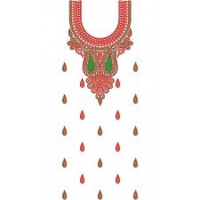 Embroidery Design On Dress 10761