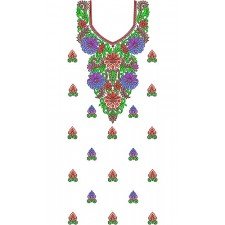 New Dress Embroidery Design 10762