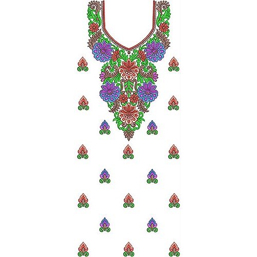 New Dress Embroidery Design 10762