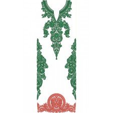Ladies Dress Embroidery Designs 10763