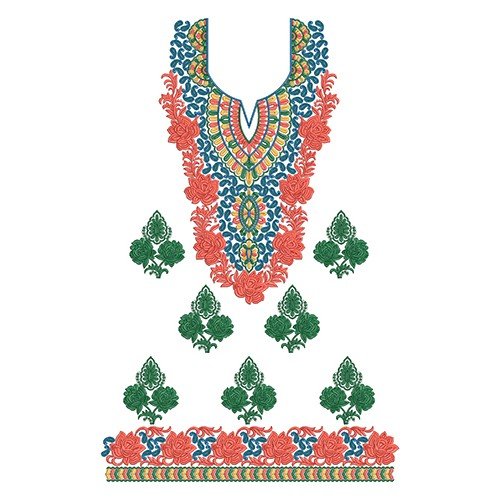 Dress Embroidery Designs 10901