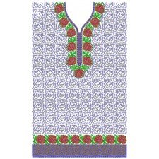 11138 Dress Embroidery Design