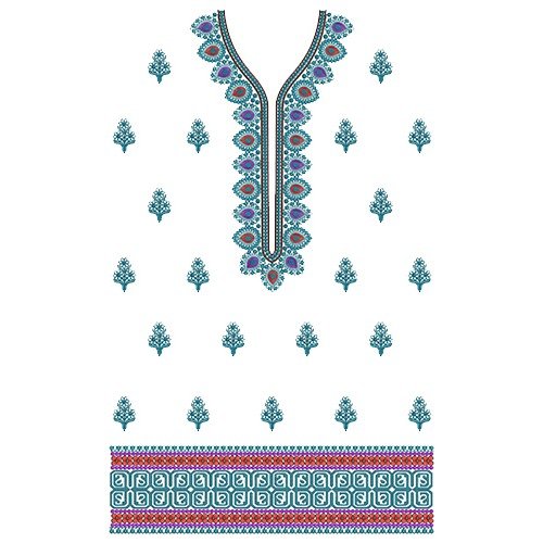 11139 Dress Embroidery Design