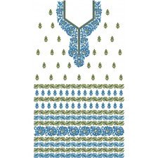 11142 Dress Embroidery Design