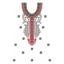 11533 Dress Embroidery Design