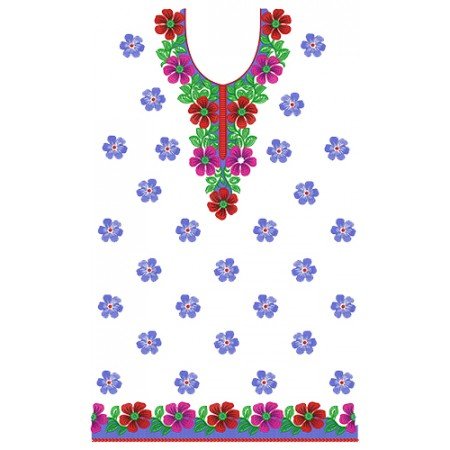 11540 Dress Embroidery Design