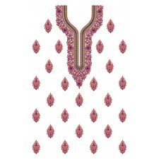 11542 Dress Embroidery Design