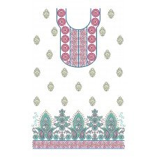 Silk | Dhupion | Velvet Fabric Neck Design