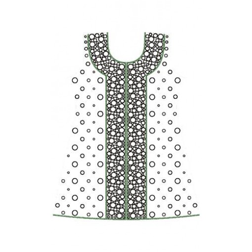 Bubbles Embroidery Style Embroidery Design 12430