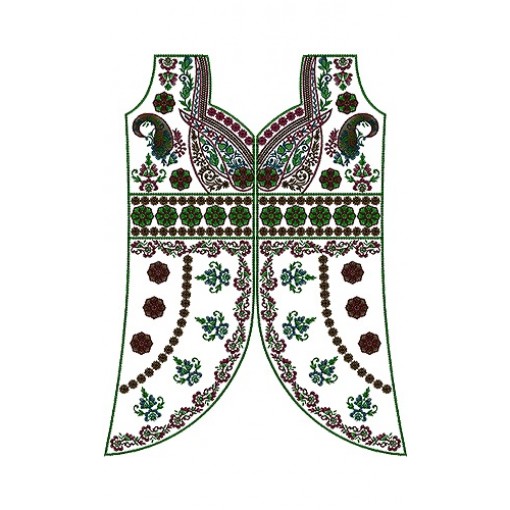 Make Embroidery Coat Jacket Design 12445