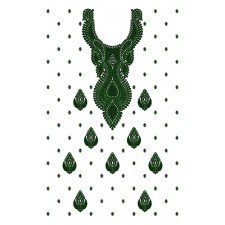 Dress Embroidery Design 13645