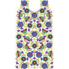 Full Dress Embroidery Design 1440