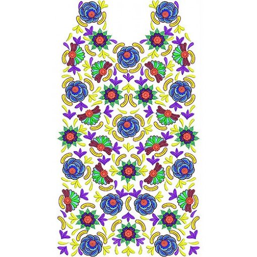 Full Dress Embroidery Design 1440
