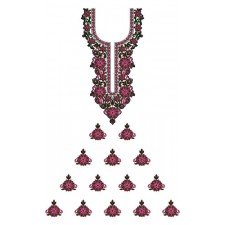 Lahore Clothing Latest Embroidery Dress Design 14969
