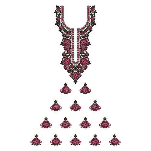 Lahore Clothing Latest Embroidery Dress Design 14969
