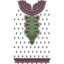 Beautiful Dress Machine Embroidery Design 15148