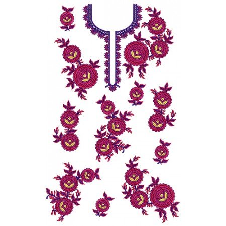 Designer Embroidery Salwar Suits Design 15474