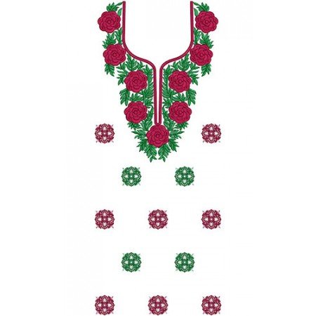 Georgette Pakistani Dress Design 15840