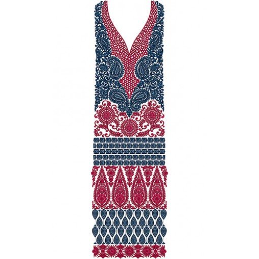 Beautiful Dress Machine Embroidery Designs 15895