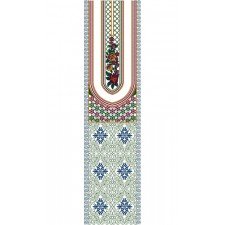 Green Indian Full Dress Embroidery Designs 15963