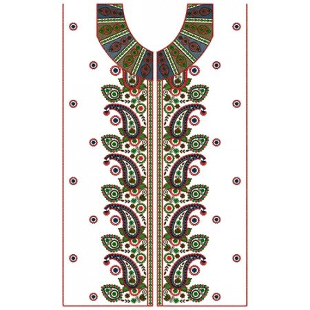 Ladies Dress Embroidery Designs 15964