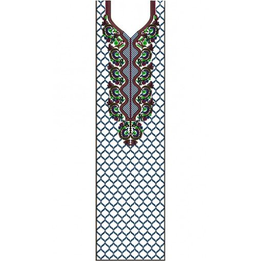Latest Bodycon Dress Embroidery Design 15971