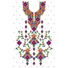Bridal Wear Embroidery Dress Design 16800