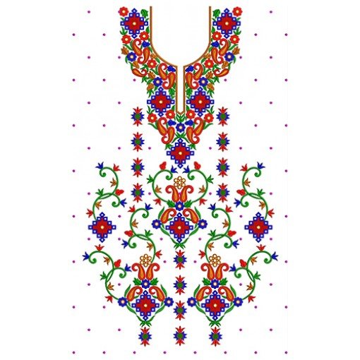 Bridal Wear Embroidery Dress Design 16800