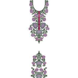Liwa Festival Embroidery Dress Design