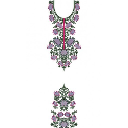 Liwa Festival Embroidery Dress Design