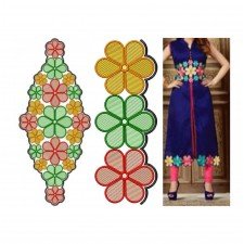 Bohemian Beach Dress Embroidery Design