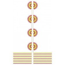 Short Lawn Kurti Embroidery Design