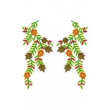 Rajasthani Midi Dress Embroidery Design