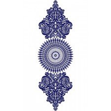 Women's Empire Dress Embroidery Design