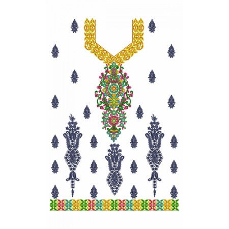 Indian Theme Kity Party Dress Embroidery Design