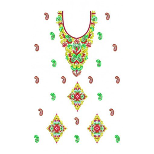 Habiskan Ratusan Dress Embroidery Design