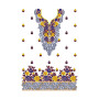Girls Fancy Dress Embroidery Design