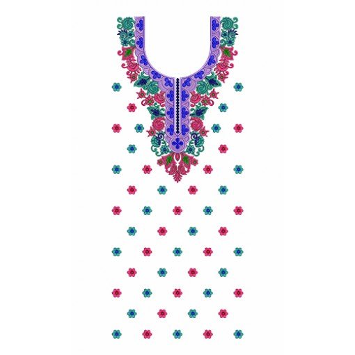 Arabic Vestido Dress Embroidery Design