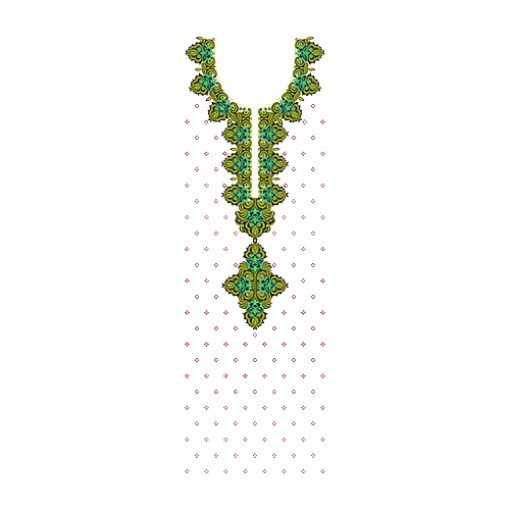 Goddess Gown Dress Embroidery Design