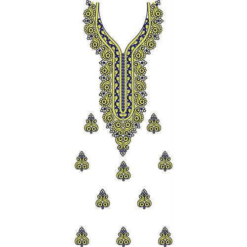 New Dress Embroidery Design 18295