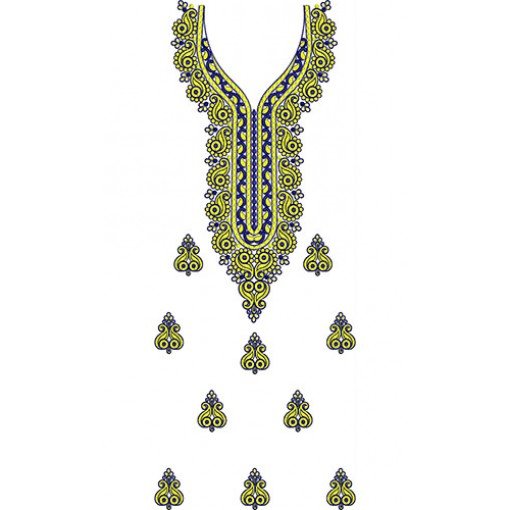 New Dress Embroidery Design 18295