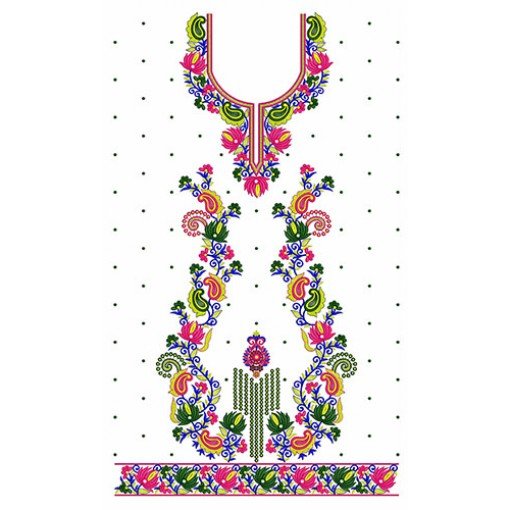 New Dress Embroidery Design 18296
