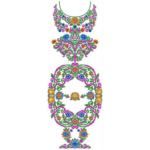 New Dress Embroidery Design 18383