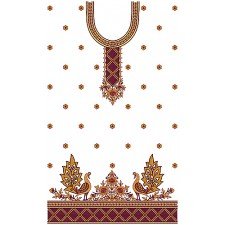New Dress Embroidery Design 18746