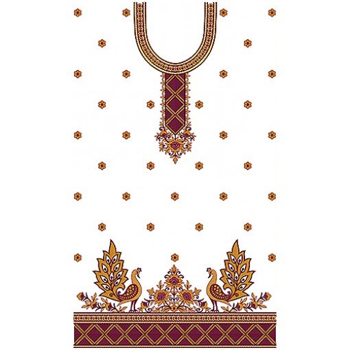 New Dress Embroidery Design 18746